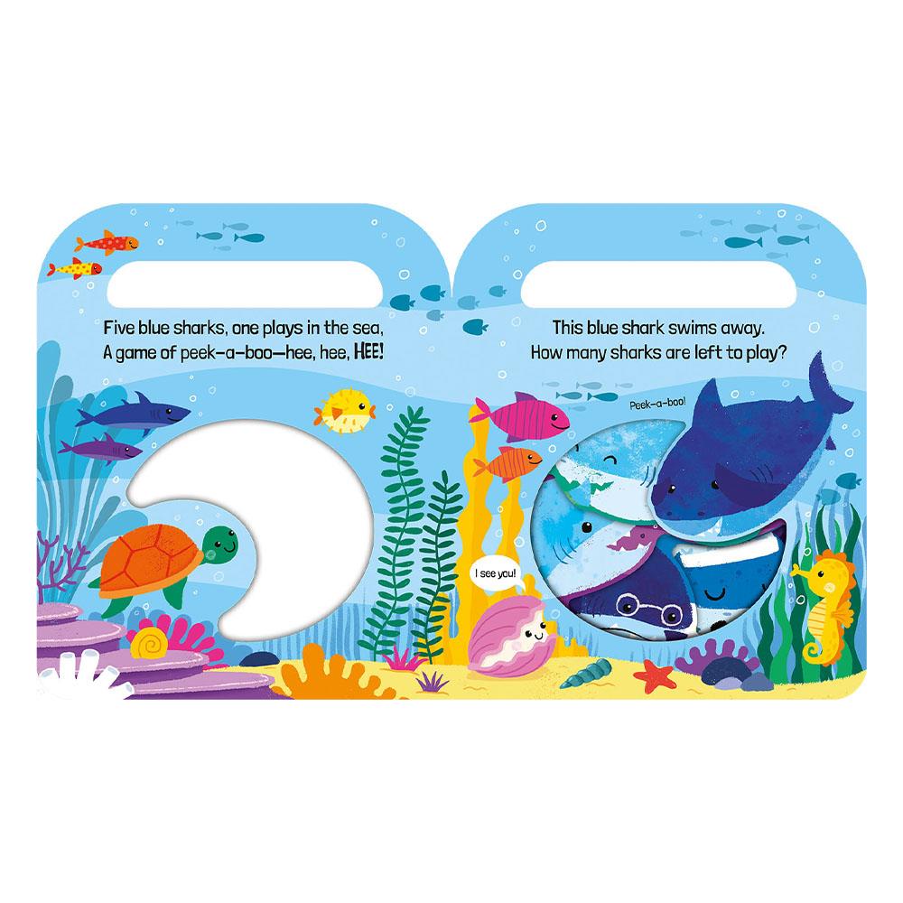 Five Blue Sharks - Carry And Count - Board Book