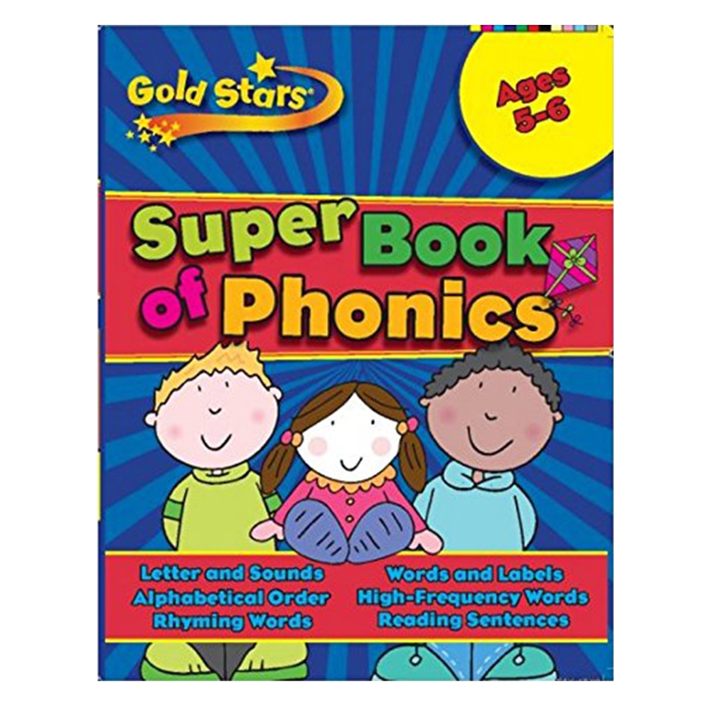 GOLD STARS KS1 PHONICS WORKBOOK AGE 5-6 Çocuk Kitapları Uzmanı - Children's Books Expert