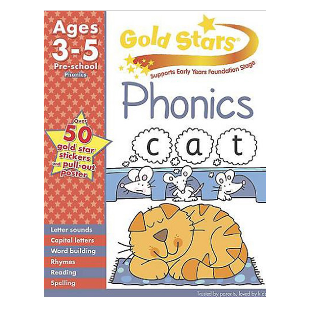 GOLD STARS PHONICS PRESCHOOL WORKBOOK Çocuk Kitapları Uzmanı - Children's Books Expert
