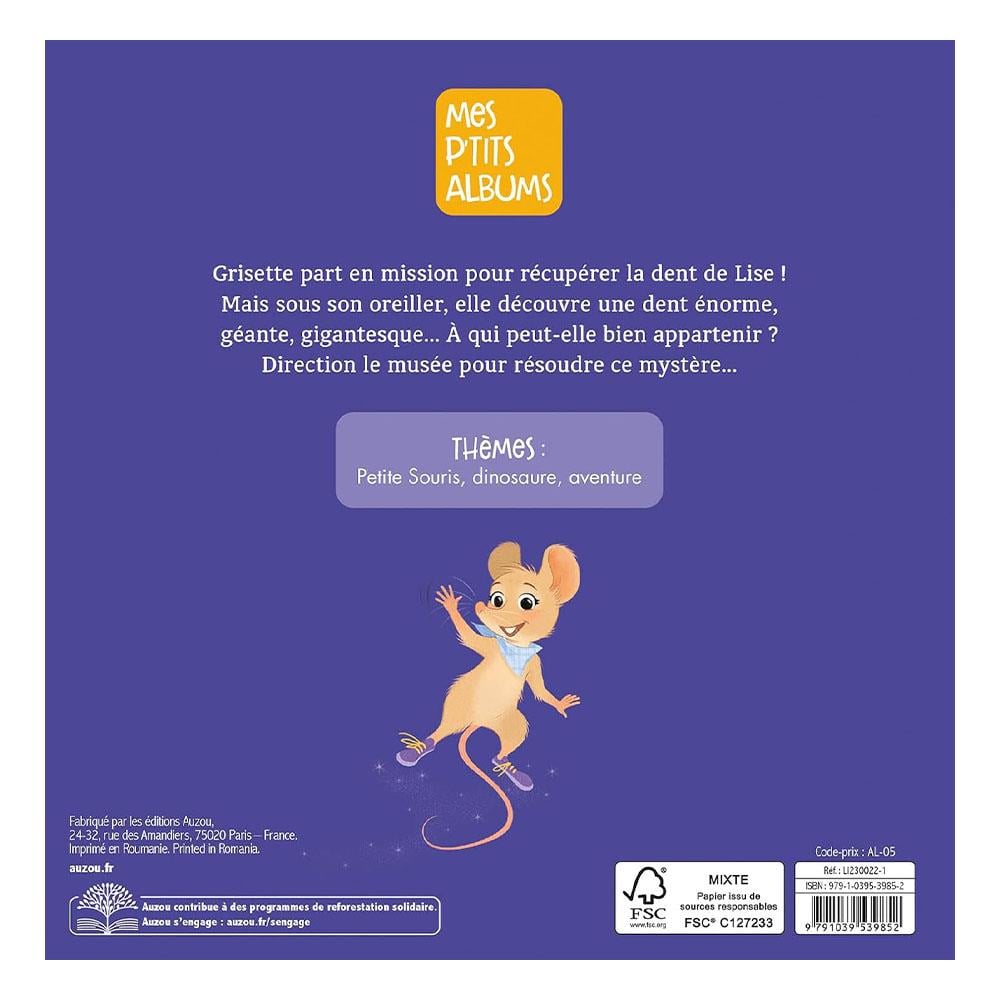 GRISETTE ET LA DENT DU DINOSAURE