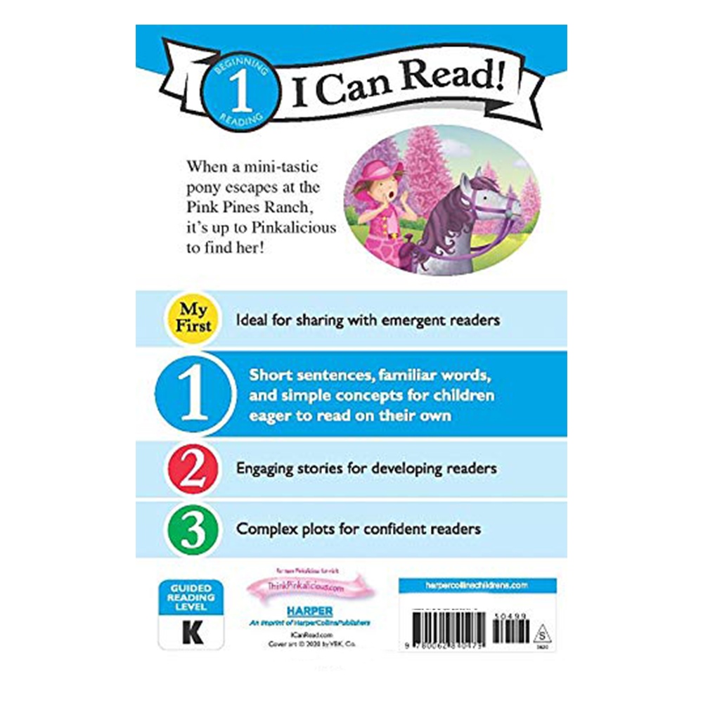 I CAN READ PINKALICIOUS AND THE PINKADORABLE PONY