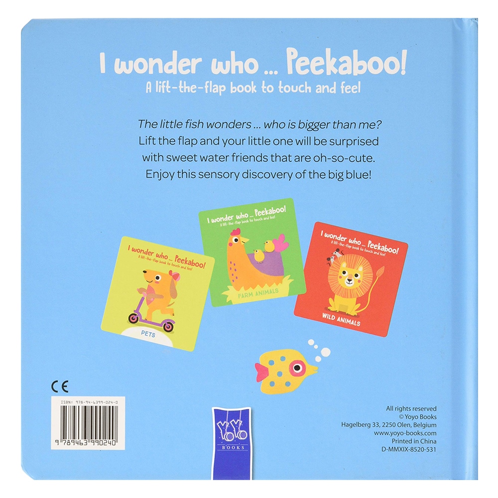 I Wonder Who Peekaboo Water Animals