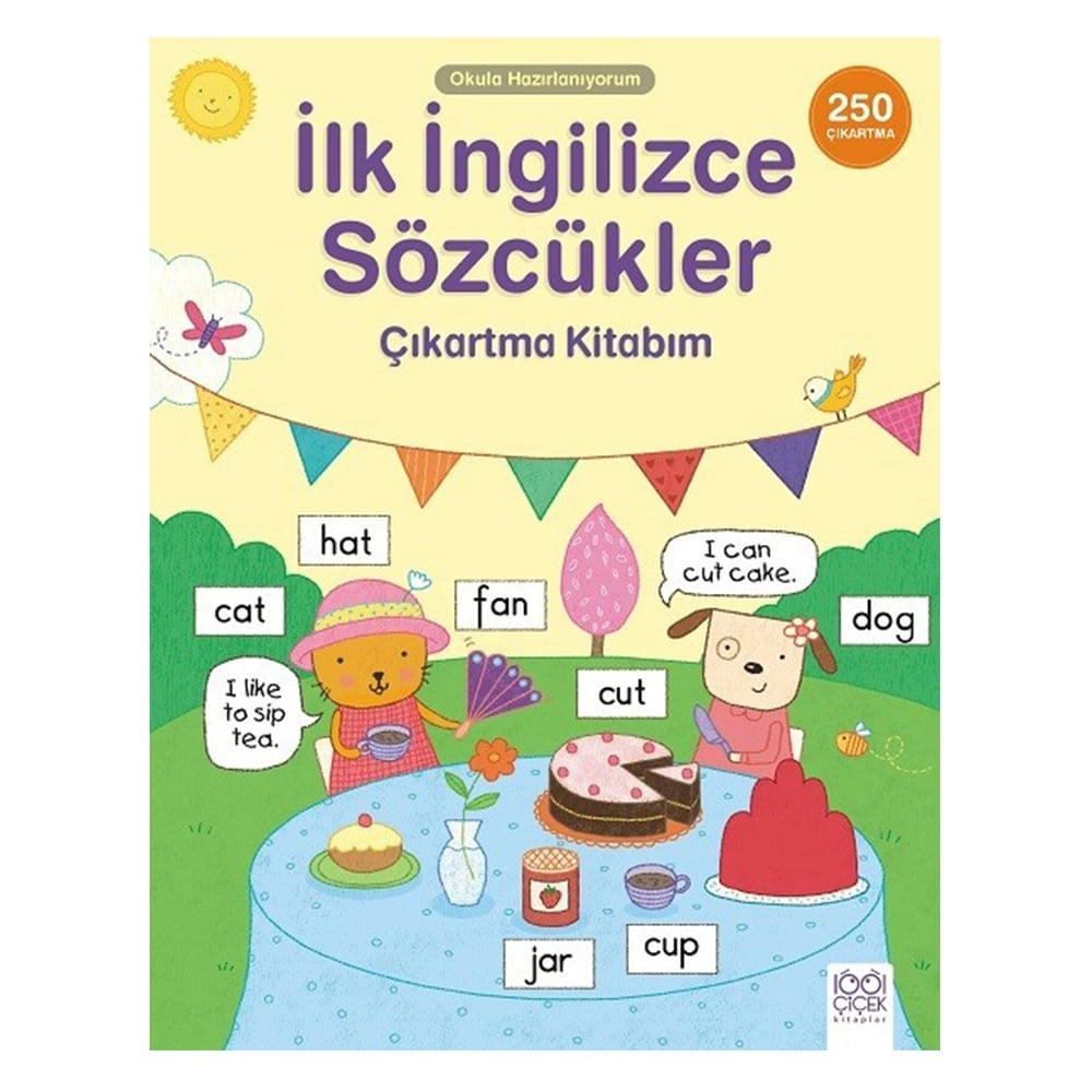 İLK İNGİLİZCE SÖZCÜKLER ÇIKARTMA KİTABIM