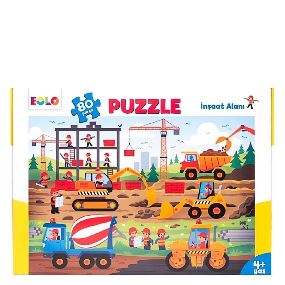 İnşaat Alanı - 80 Parça Puzzle