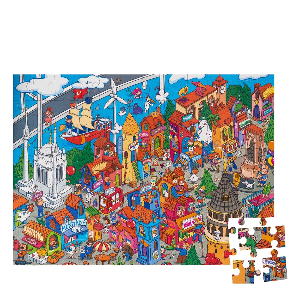 İstanbul 96 Parça Puzzle
