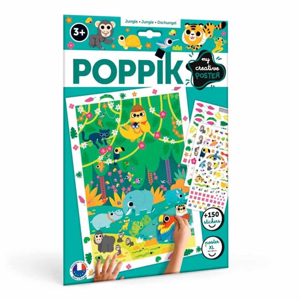 Jungle - My Creative Poster And Stickers Çocuk Kitapları Uzmanı - Children's Books Expert