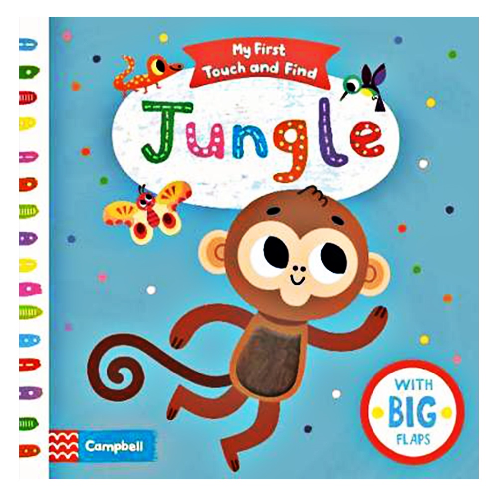 JUNGLE - MY FIRST TOUCH AND FIND Çocuk Kitapları Uzmanı - Children's Books Expert