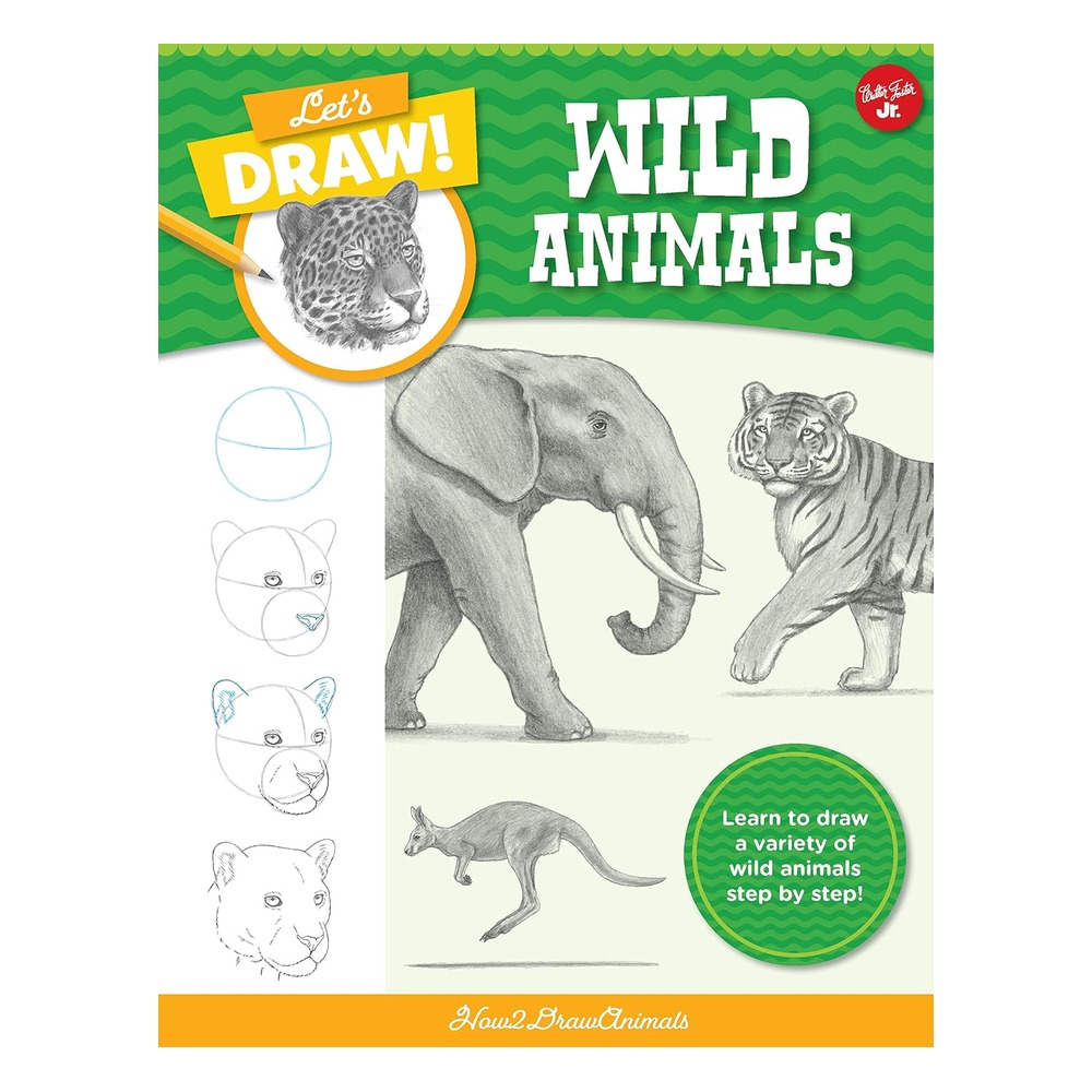 Lets Draw Wild Animals Çocuk Kitapları Uzmanı - Children's Books Expert