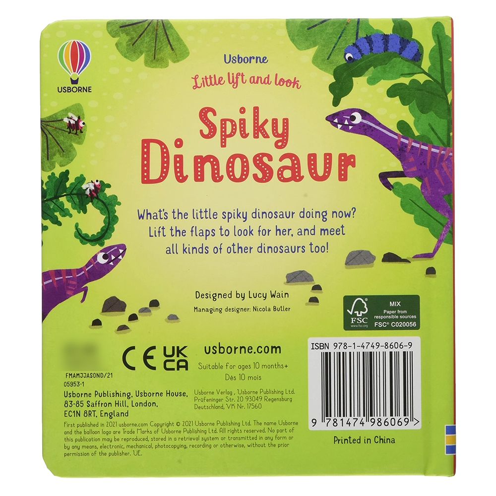 Lift And Look Spiky Dinosaur