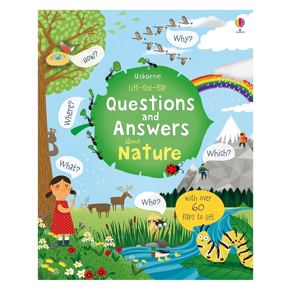 LIFT-THE-FLAP QUESTIONS AND ANSWERS ABOUT NATURE #yenigelenler Çocuk Kitapları Uzmanı - Children's Books Expert