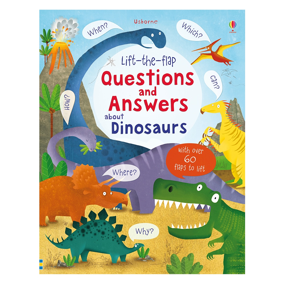 LIFT-THE-FLAP QUESTIONS AND ANSWERS ABOUT DINOSAUR #yenigelenler Çocuk Kitapları Uzmanı - Children's Books Expert