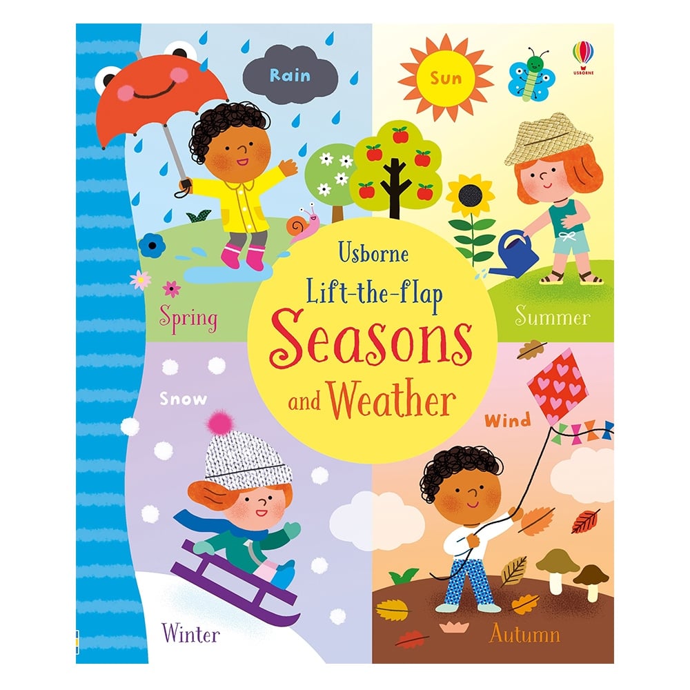LIFT THE FLAP SEASONS AND WEATHER #yenigelenler Çocuk Kitapları Uzmanı - Children's Books Expert