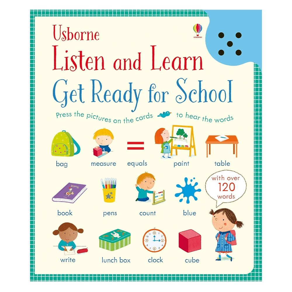 LISTEN AND LEARN GET READY FOR SCHOOL Çocuk Kitapları Uzmanı - Children's Books Expert