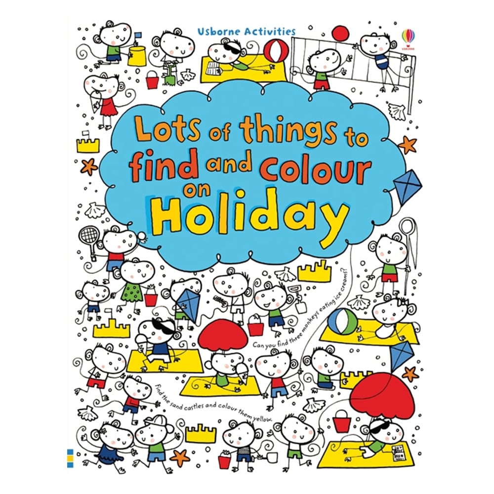 LOTS OF THINGS TO FIND AND COLOUR ON HOLIDAY Çocuk Kitapları Uzmanı - Children's Books Expert