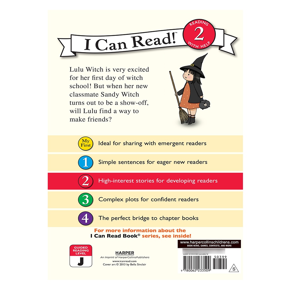 LULU GOES TO WITCH SCHOOL I CAN READ BOOK 2