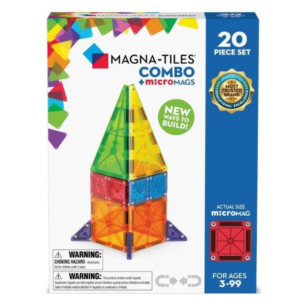 Magna-Tiles Combo + microMAGS - 20 Parça