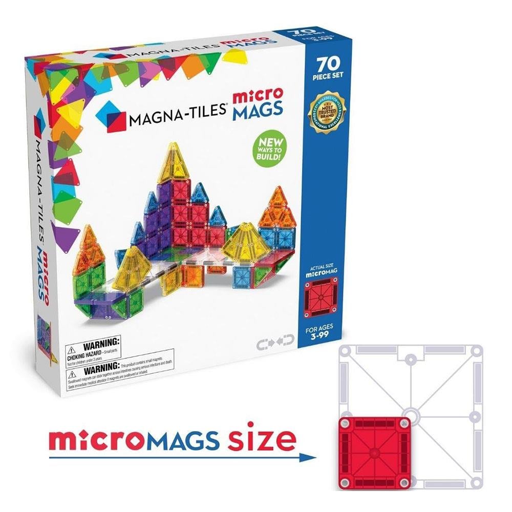 Magna-Tiles microMAGS - 70 Parça