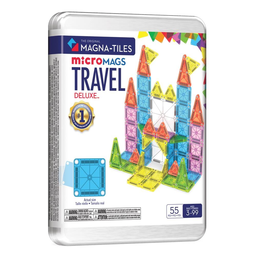 Magna-Tıles MicroMAGS Travel Deluxe 55 Parça Set
