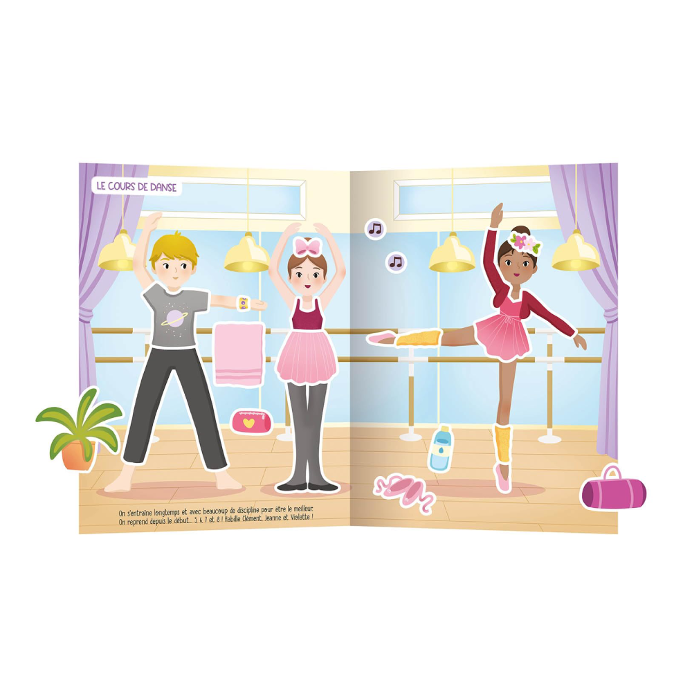 Mes 500 Autocollants Creatifs - Jolıes Danseuses