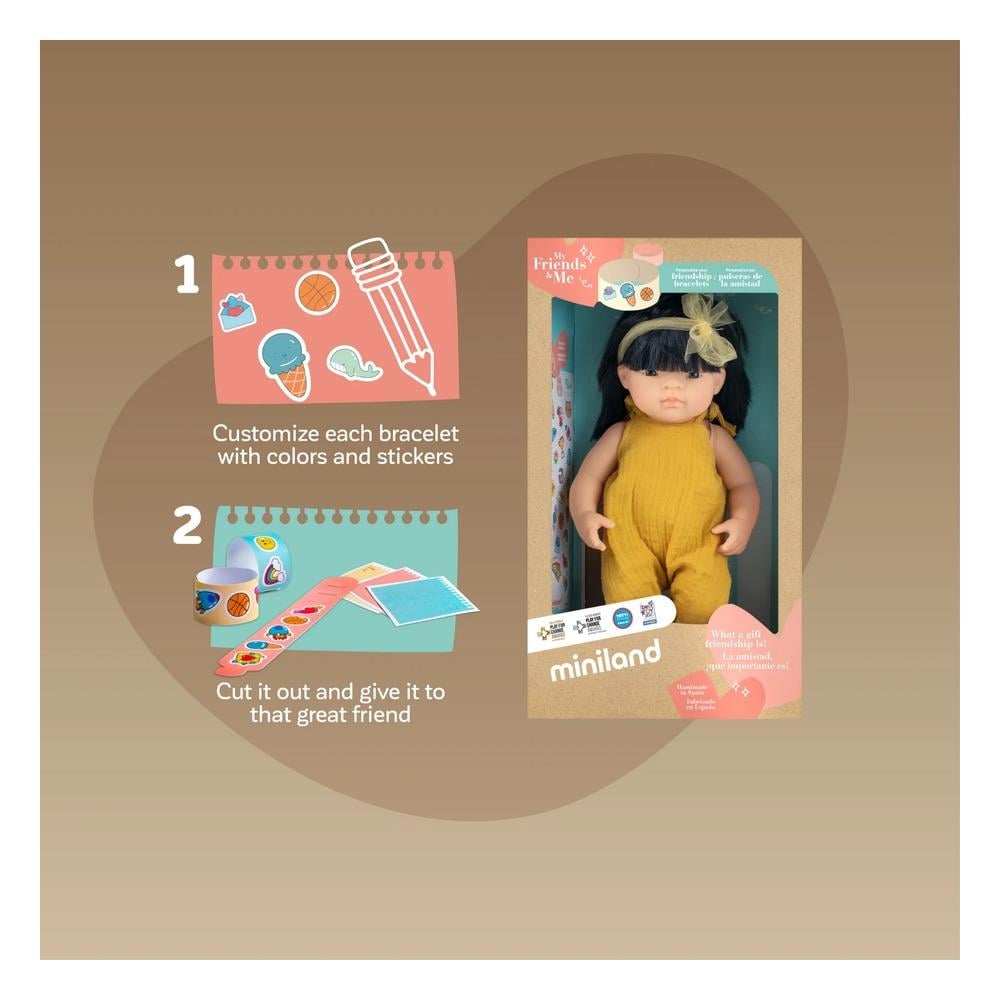 Mf and M Baby Doll Asian Girl 38Cm