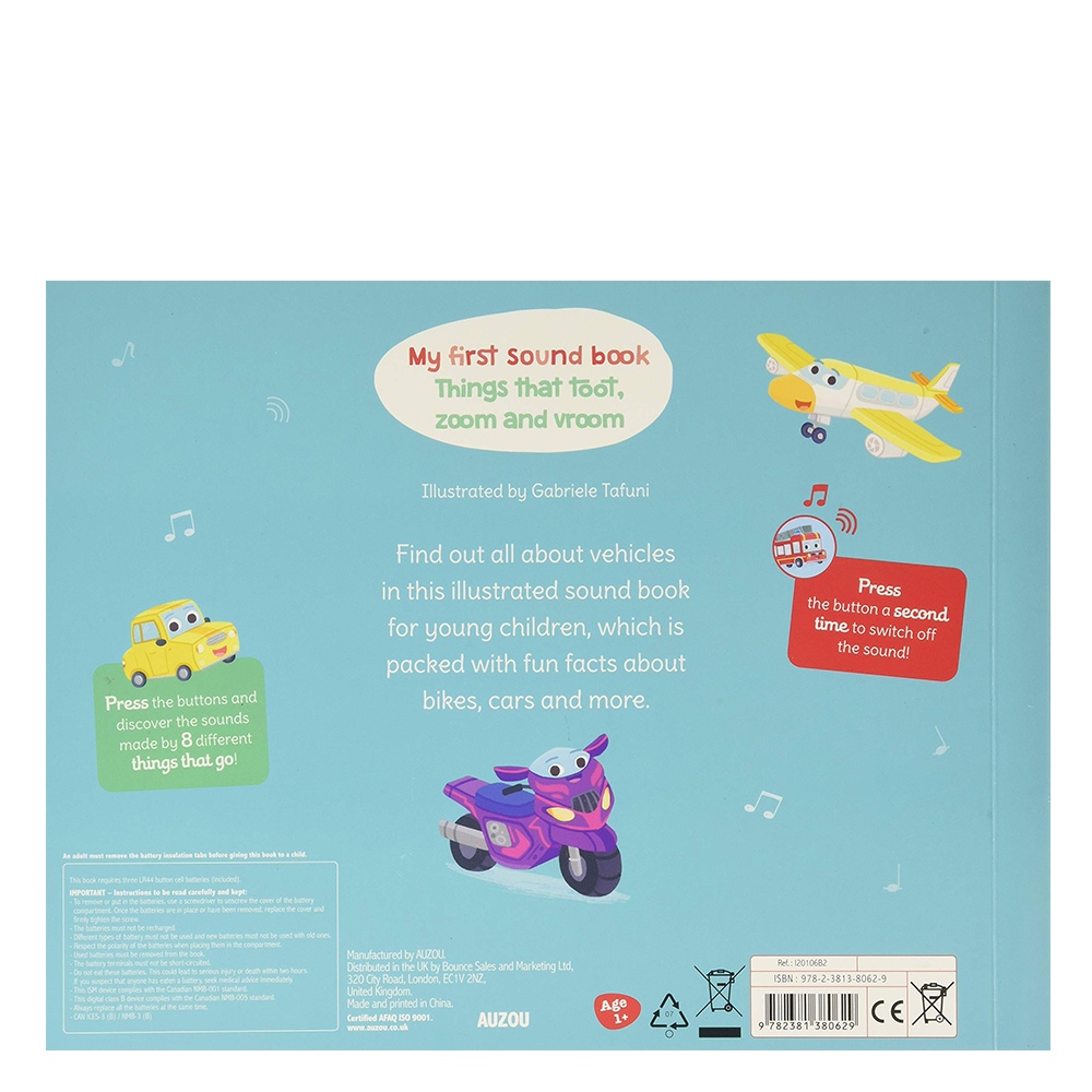 My First Sound Book: Toot Zoom