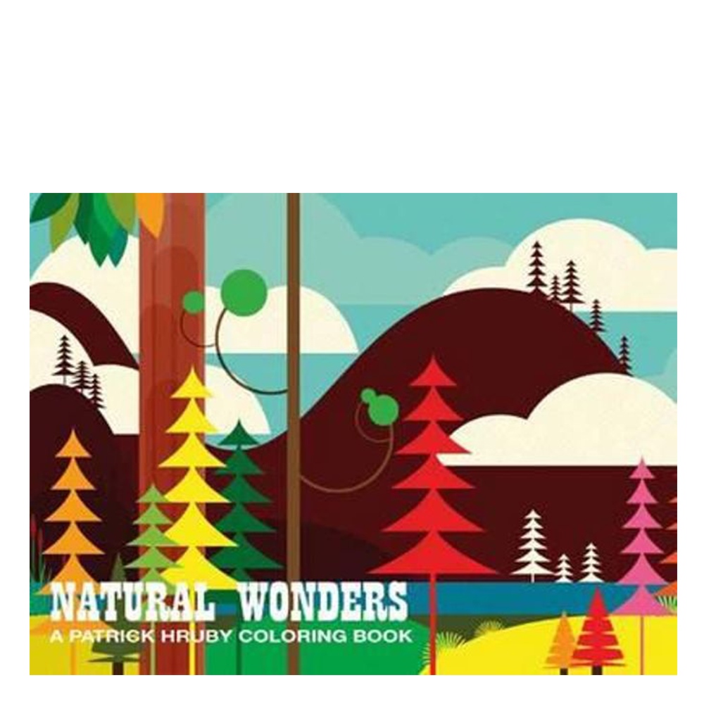 NATURAL WONDERS: A PATRICK HRUBY COLORING BOOK Çocuk Kitapları Uzmanı - Children's Books Expert