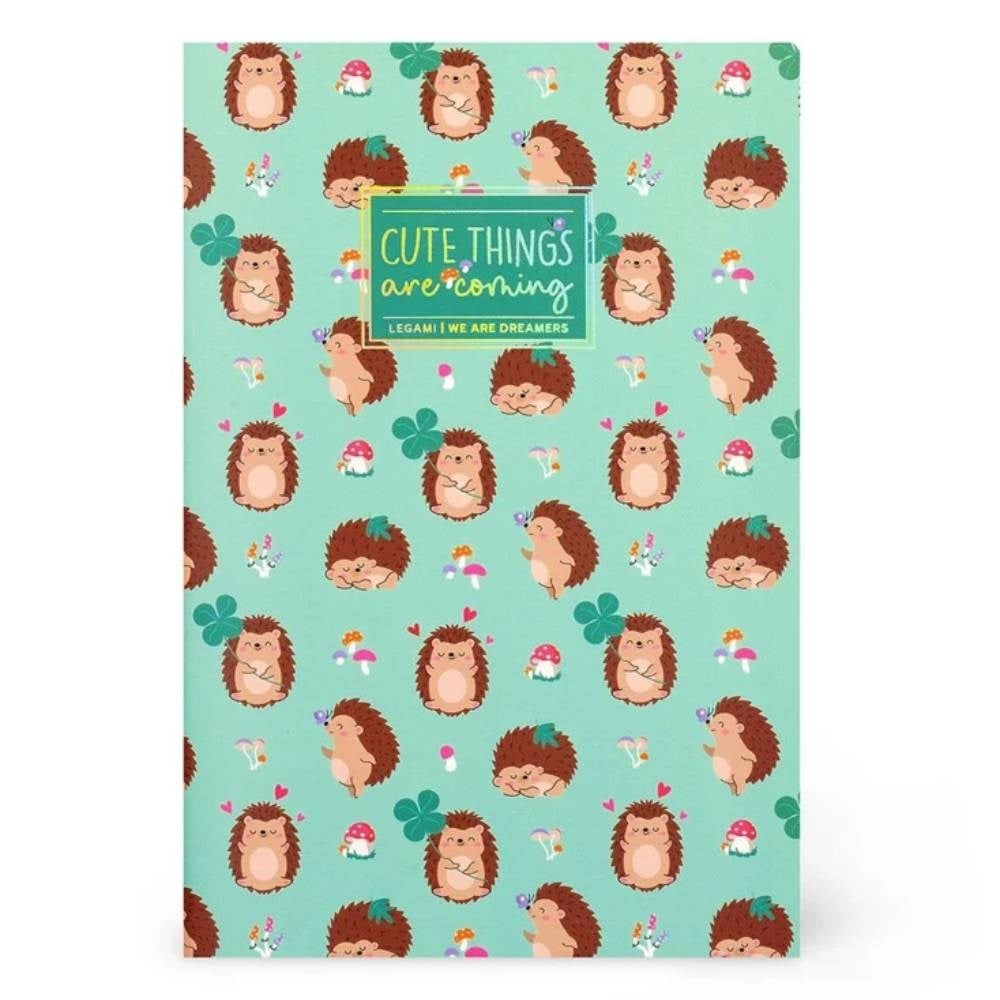 Orta Boy Çizgili Defter - Kirpi