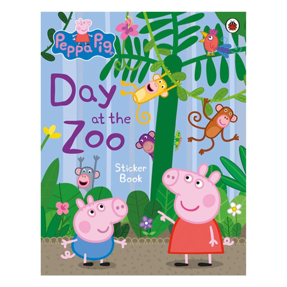 PEPPA PIG - DAY AT THE ZOO STICKER BOOK Çocuk Kitapları Uzmanı - Children's Books Expert