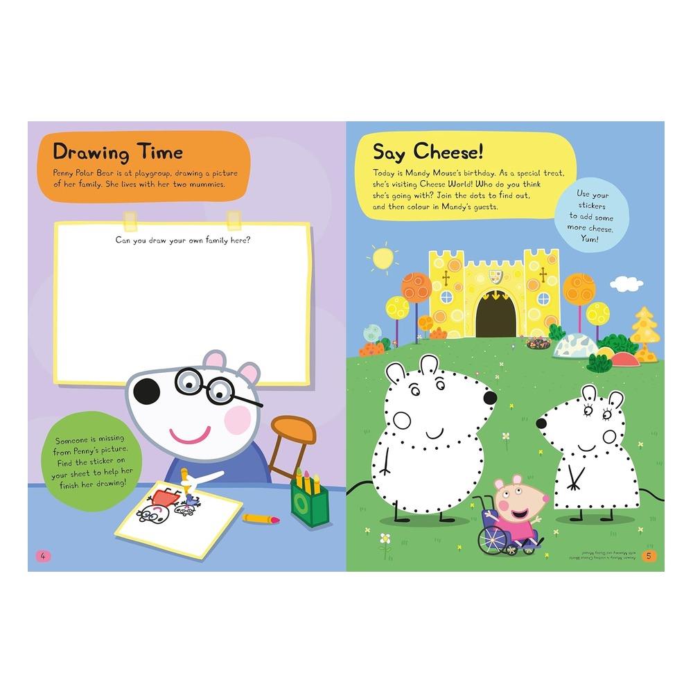 Peppa Pig Fantastic Families Sticker Activity Book