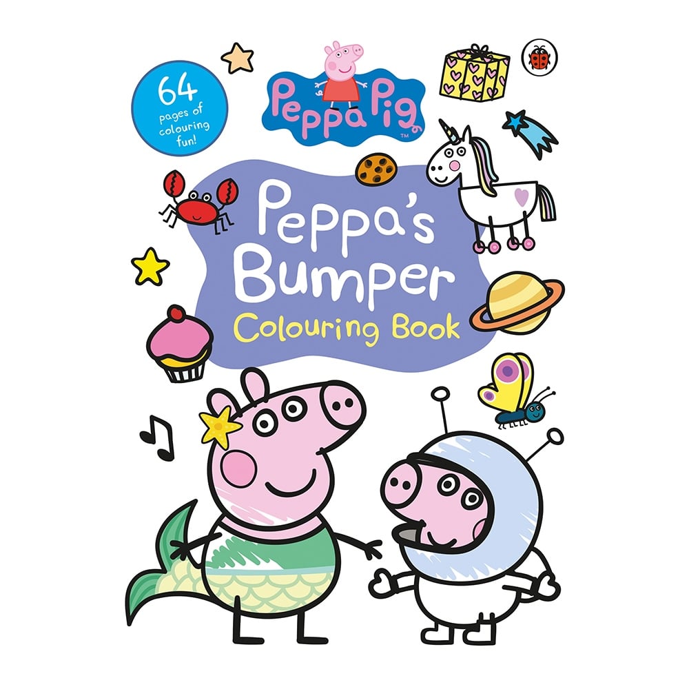 PEPPA PIG: PEPPAS BUMPER COLOURING BOOK Çocuk Kitapları Uzmanı - Children's Books Expert