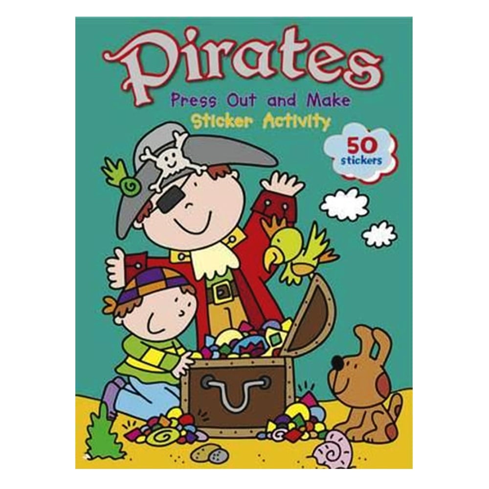 PIRATES PRESS OUT AND MAKE: STICKER ACTIVITY Çocuk Kitapları Uzmanı - Children's Books Expert