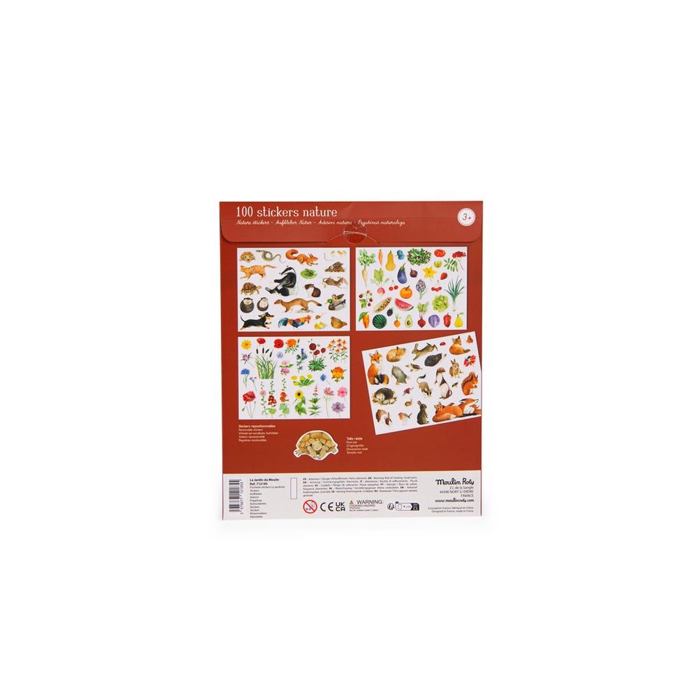 Pochette stickers Le jardinier Le Jardin du Moulin