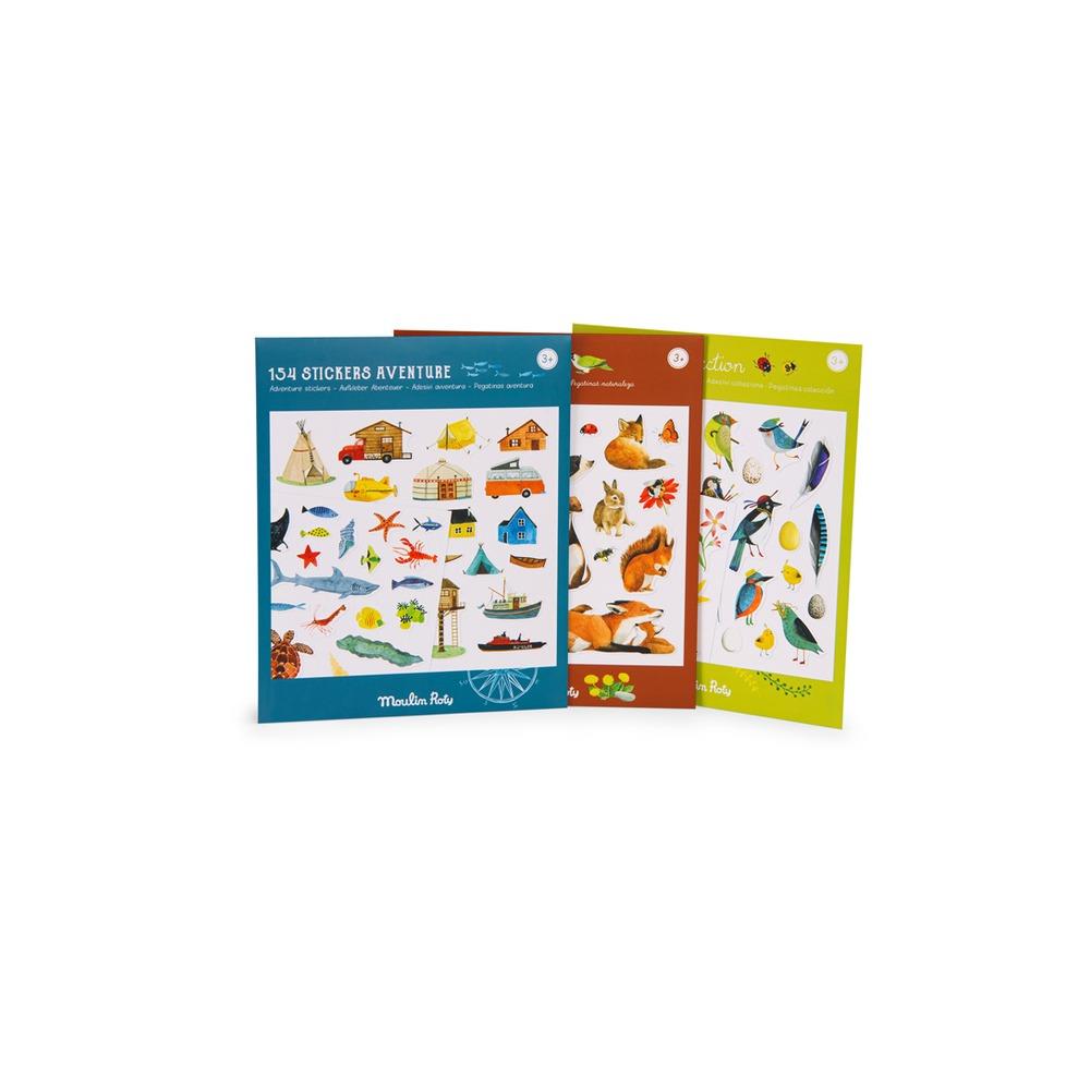 Pochette stickers Lexplorateur Le Jardin du Moulin