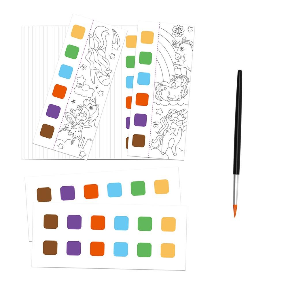 Cep Boy Sulu Boya Kitabı - Unicorns