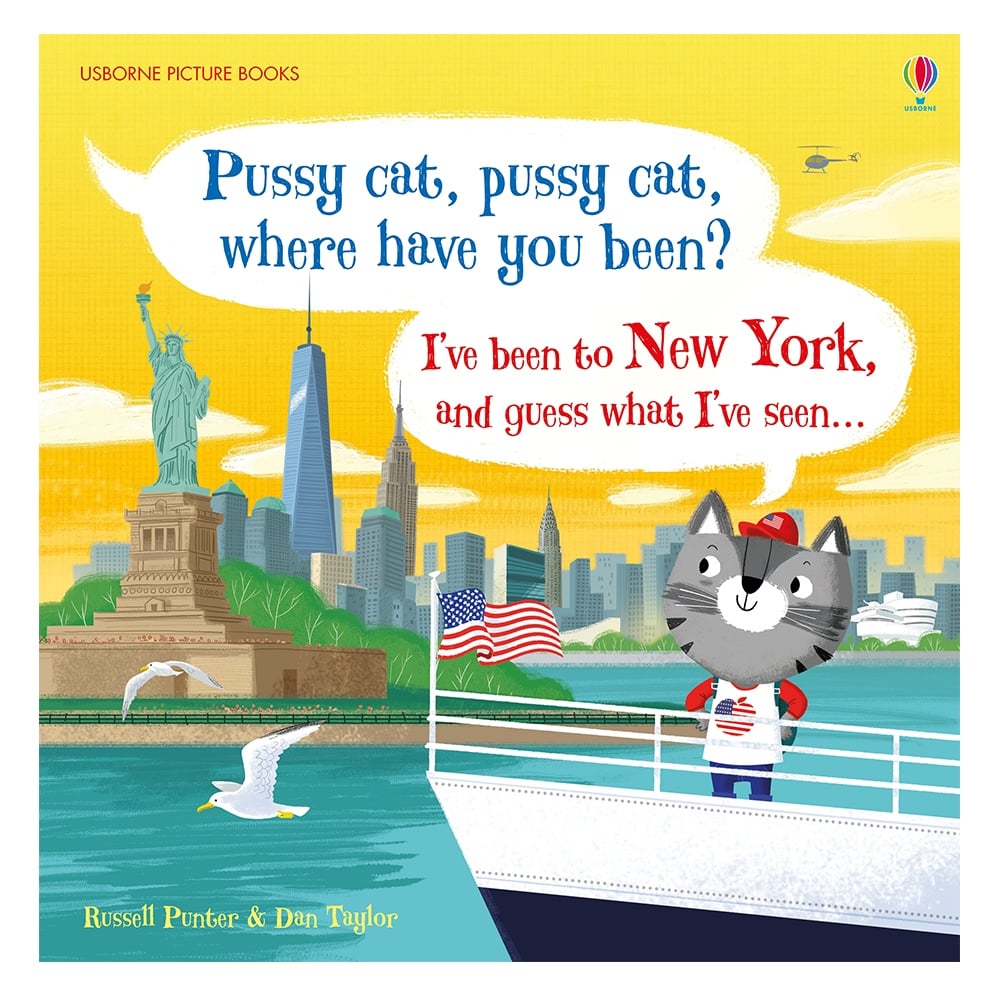 PUSSY CAT, WHERE HAVE YOU BEEN? I'VE BEEN TO N.YORK, AND GUESS WHAT I'VE SEEN... #yenigelenler Çocuk Kitapları Uzmanı - Children's Books Expert