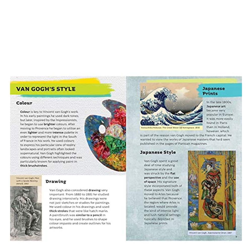 Sanat Eserleri - Puzzle ve Kitap - Van Gogh
