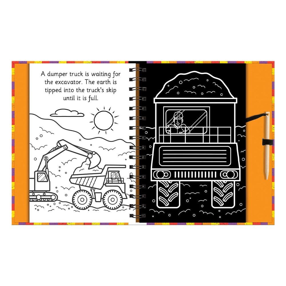 Scratch And Draw - Construction Site