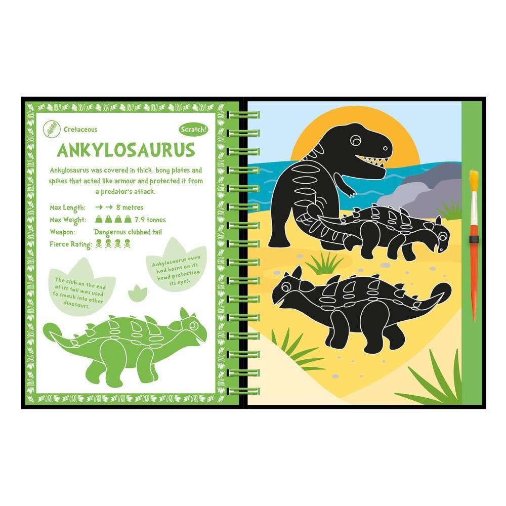 Scratch, Paint and Colour Dinosaurs