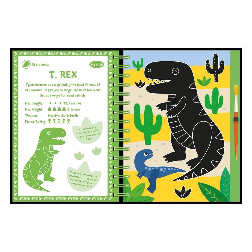 Scratch, Paint and Colour Dinosaurs