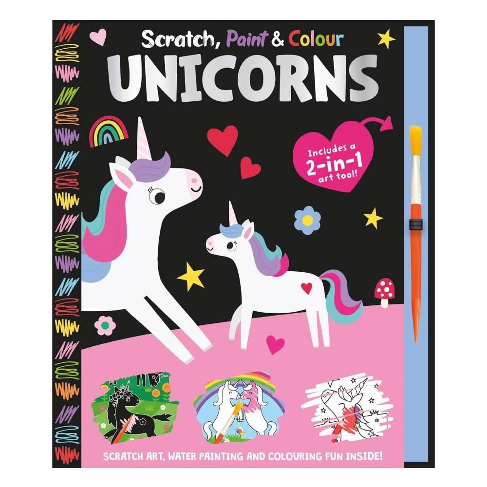 Scratch, Paint and Colour Unicorns