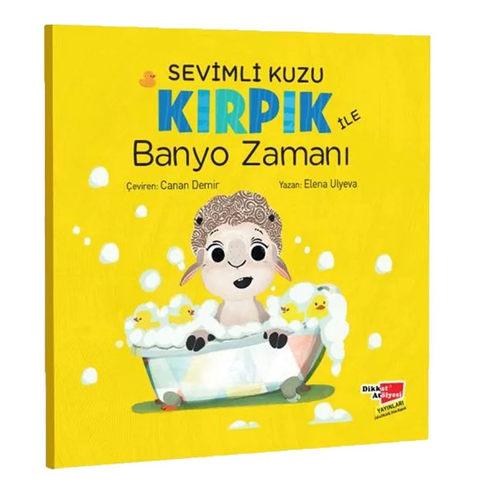 Sevimli Kuzu Kırpık İle Banyo Zamanı
