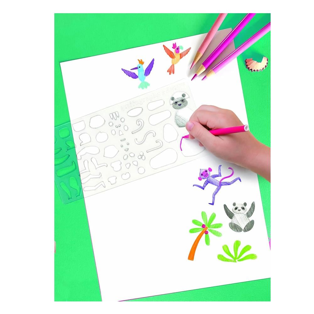 Step by Step Drawing - Jazzy Jungle