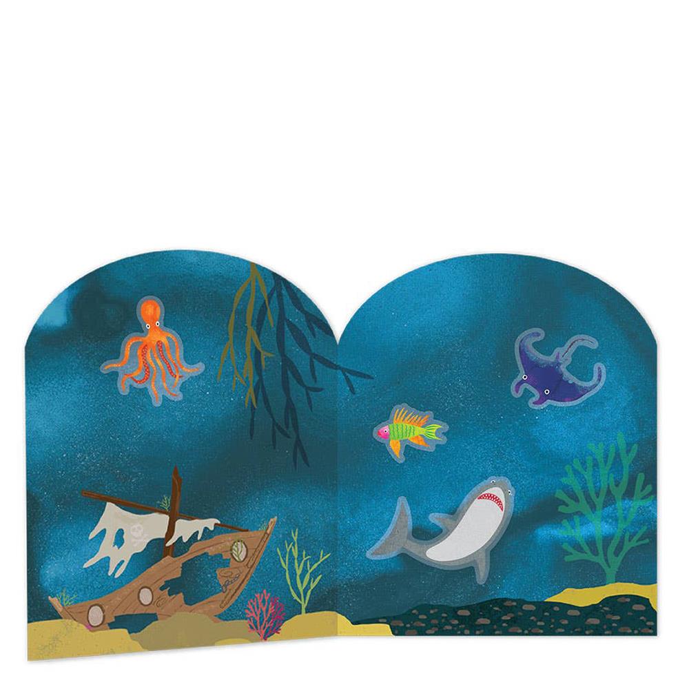 Tak Çıkart Stıcker Oyun Sahnesi - Deep Sea