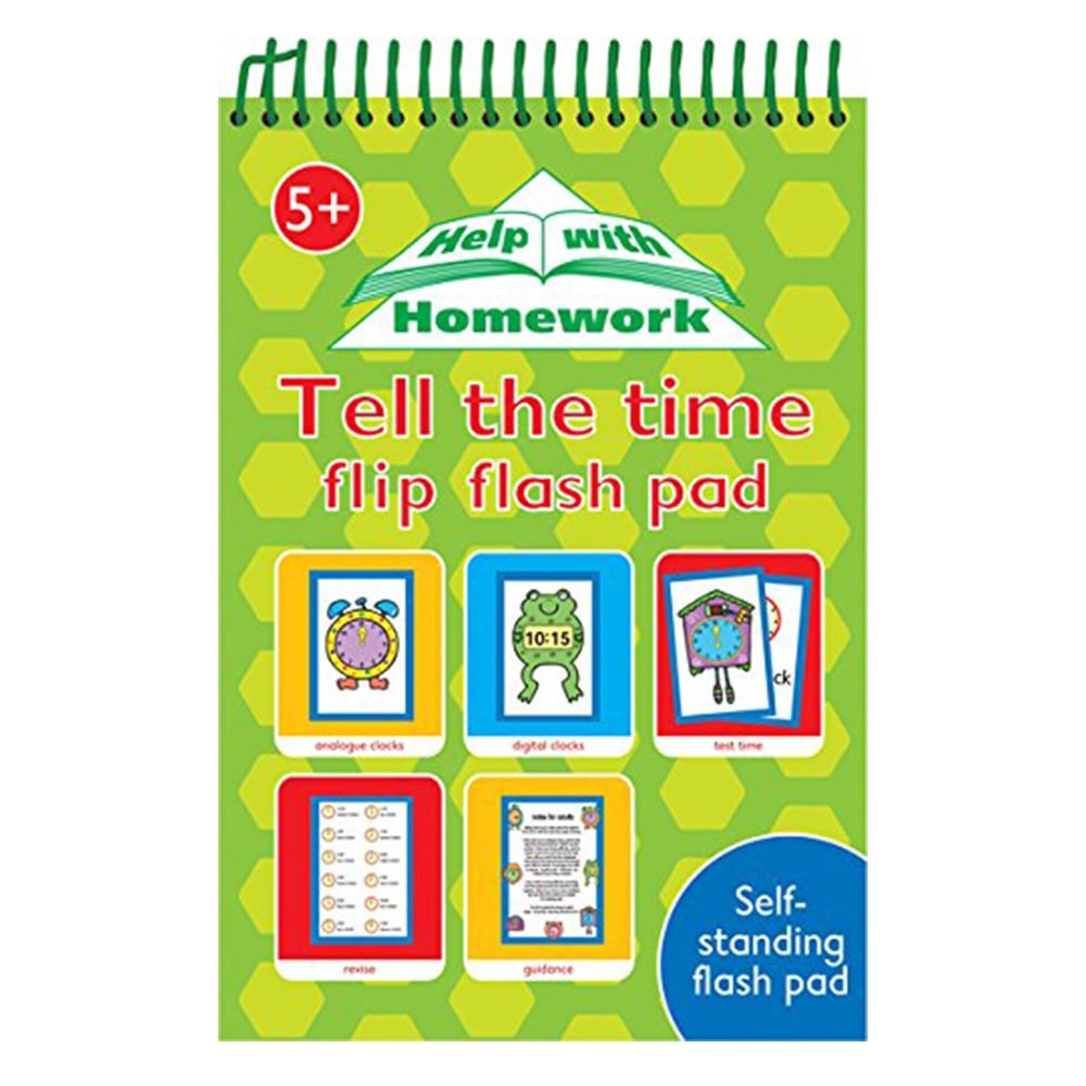 TELL THE TIME FLIP FLASH PAD Çocuk Kitapları Uzmanı - Children's Books Expert