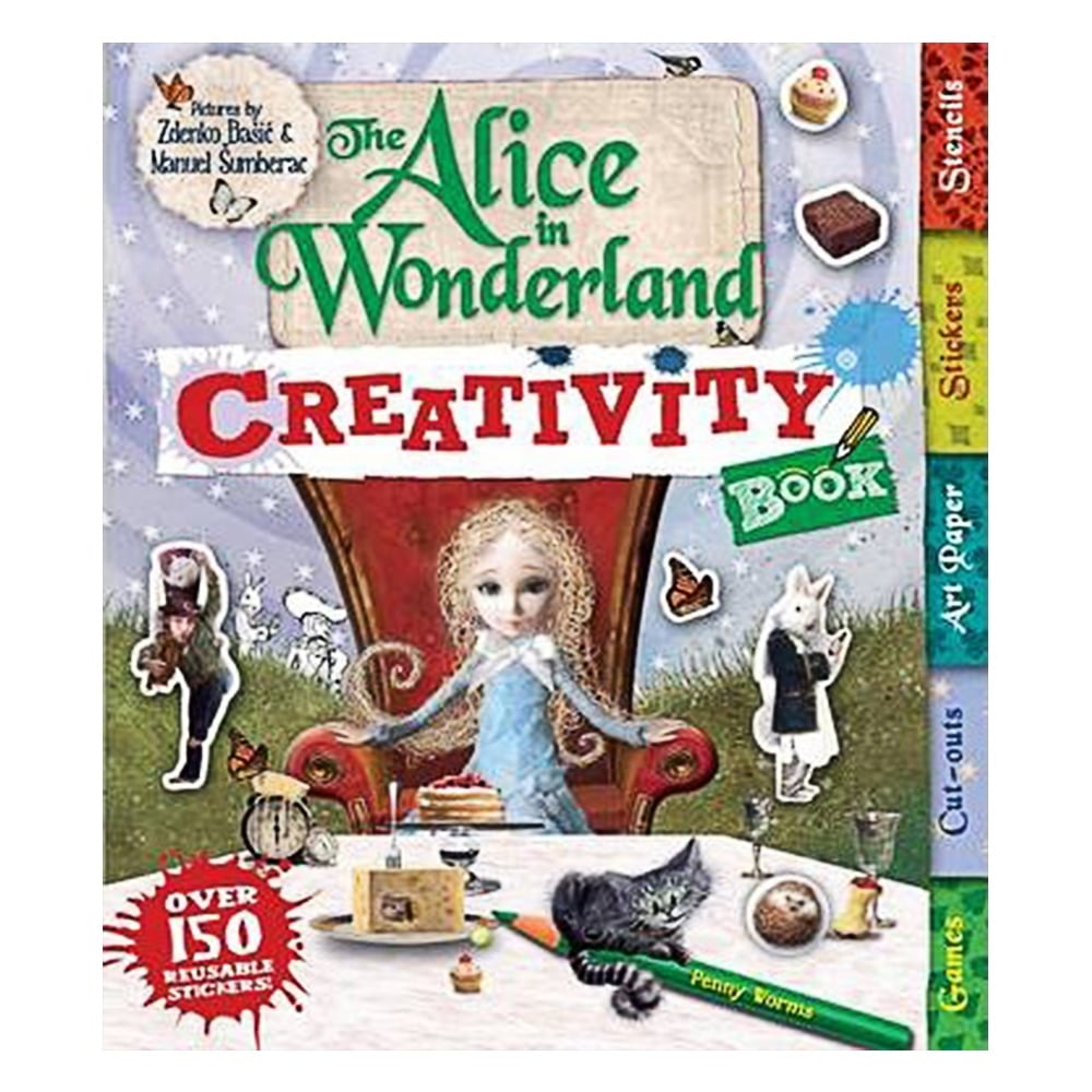 THE ALICE IN WONDERLAND CREATIVITY BOOK Çocuk Kitapları Uzmanı - Children's Books Expert