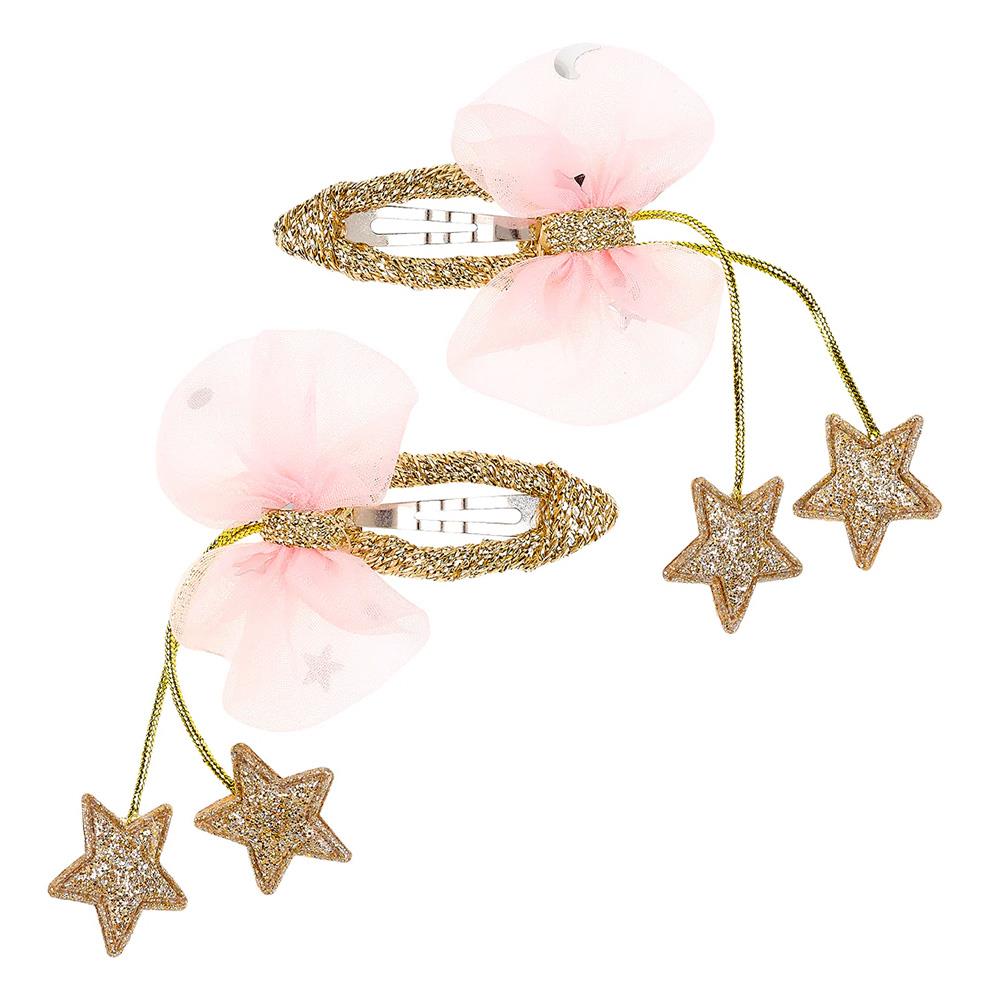 Tül Kurdeleli Yıldızlı Klipsli Toka Çocuk Kitapları Uzmanı - Children's Books Expert