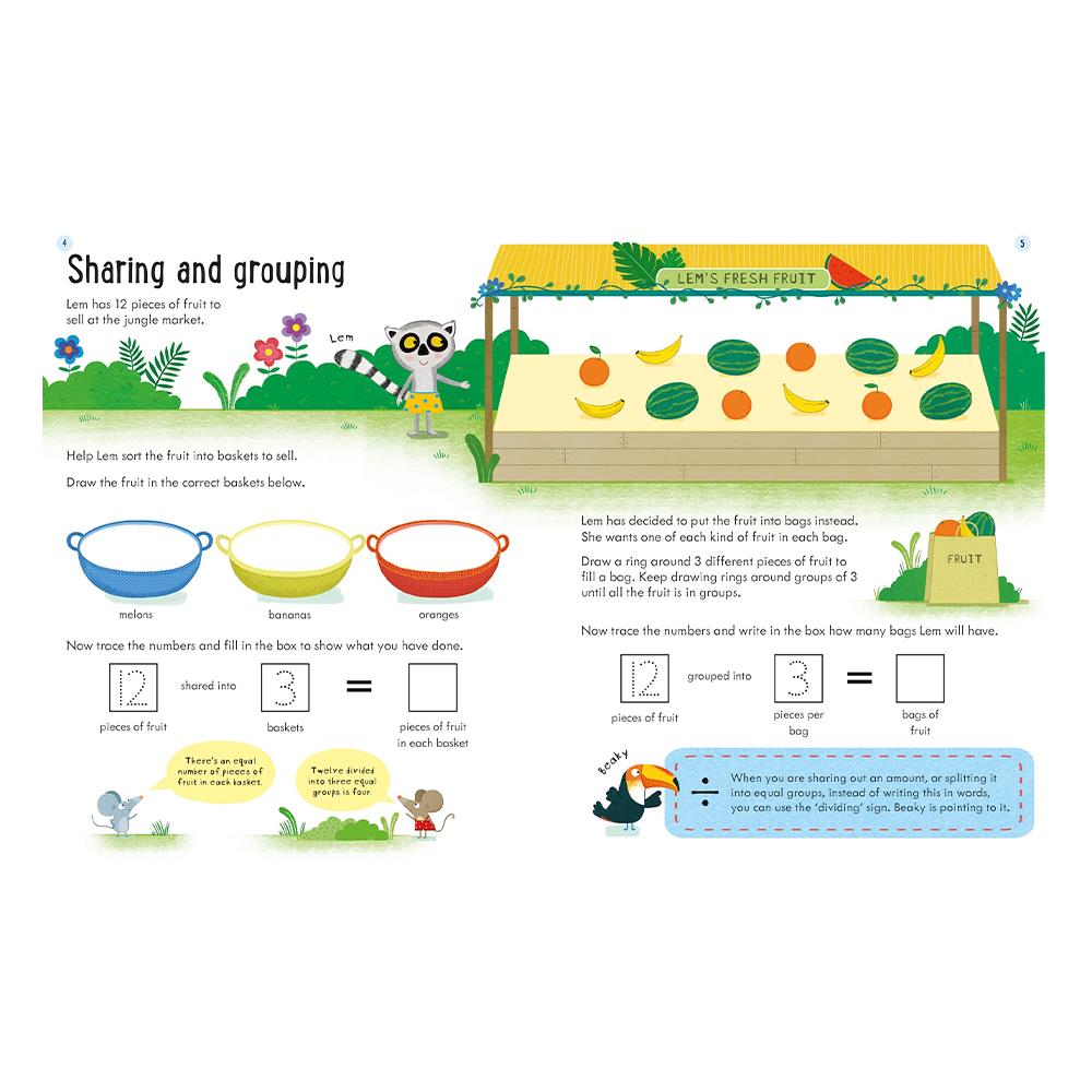 Usborne Workbooks Dividing 6-7