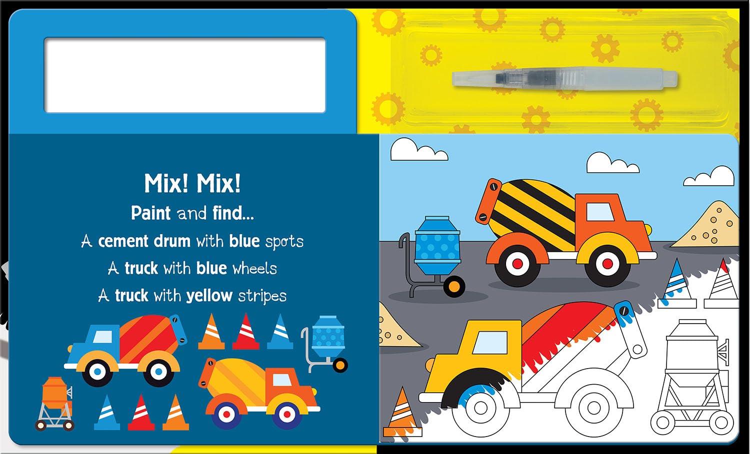 Water Painting - Search and Find Construction