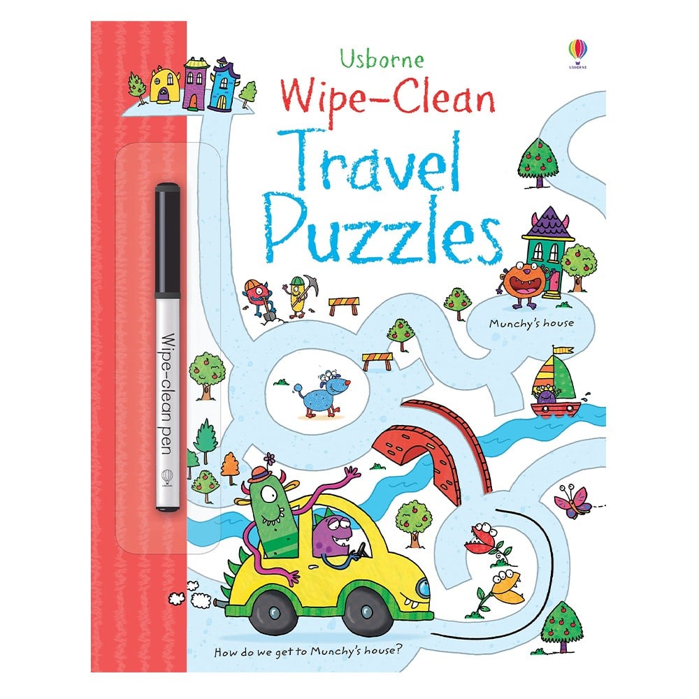 WIPE CLEAN TRAVEL PUZZLES Çocuk Kitapları Uzmanı - Children's Books Expert