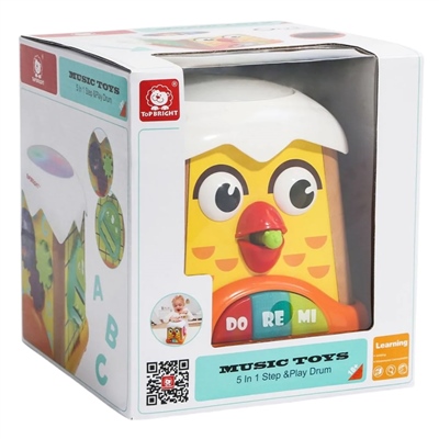 5 In 1 Step And Play Drum